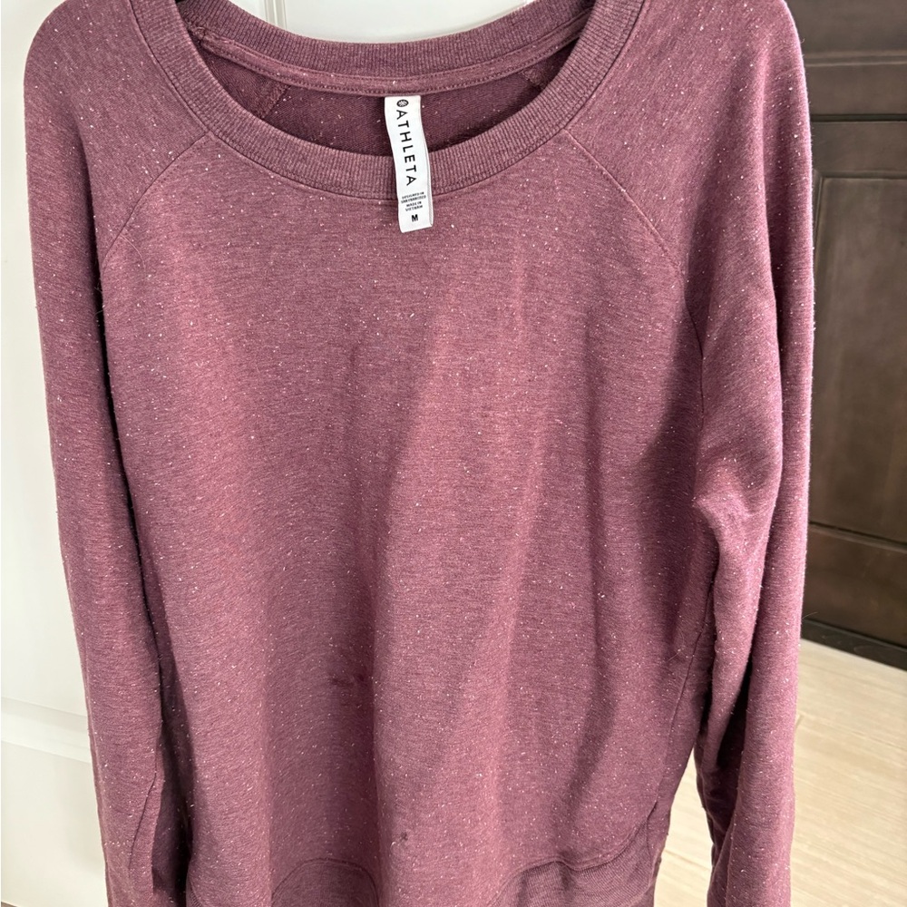 Athleta Textured Mindset sweatshirt